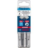 Bosch Expert Foret SDS plus-7X, Perceuse Marteau perforateur, Hammer drill bit, 5 mm, 115 mm, Béton, pierre, 5 cm