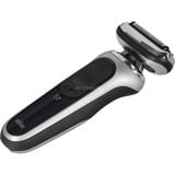 Braun Series 7 71-S7200cc Rasoir à grille Tondeuse Noir, Argent Argent/Noir, Rasoir à grille, Noir, Argent, Boutons, Batterie, 50 min, 5 min