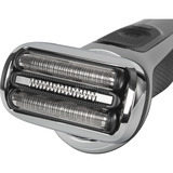 Braun Series 7 71-S7200cc Rasoir à grille Tondeuse Noir, Argent Argent/Noir, Rasoir à grille, Noir, Argent, Boutons, Batterie, 50 min, 5 min