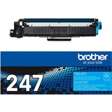 Brother TN-247C Cartouche de toner 1 pièce(s) Original Cyan 2300 pages, Cyan, 1 pièce(s)