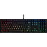 CHERRY G80-3000N RGB clavier Universel USB QWERTY US International Noir Noir, Layout EU (QWERTY), Cherry MX Red Silent, 100%, Avec fil, USB, Clavier mécanique, QWERTY, LED RGB, Noir