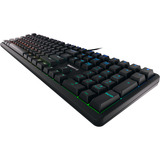 CHERRY G80-3000N RGB clavier Universel USB QWERTY US International Noir Noir, Layout EU (QWERTY), Cherry MX Red Silent, 100%, Avec fil, USB, Clavier mécanique, QWERTY, LED RGB, Noir