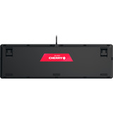 CHERRY G80-3000N RGB clavier Universel USB QWERTY US International Noir Noir, Layout EU (QWERTY), Cherry MX Red Silent, 100%, Avec fil, USB, Clavier mécanique, QWERTY, LED RGB, Noir