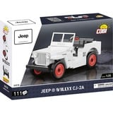 COBI Jeep Willys CJ-2A, Jouets de construction Blanc, Échelle 1:35