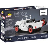 COBI Jeep Willys CJ-2A, Jouets de construction Blanc, Échelle 1:35