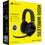 Corsair HS55 Wireless, Casque gaming Carbone, Bluetooth, PC
