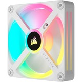 Corsair iCUE LINK QX120 RGB 120mm PWM PC Fan, Ventilateur de boîtier Blanc, Expansion Kit