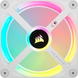 Corsair iCUE LINK QX120 RGB 120mm PWM PC Fan, Ventilateur de boîtier Blanc, Expansion Kit