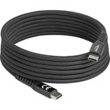 DeLOCK Câble USB-C 2.0 avec gaine textile magnétique Noir
