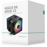 DeepCool AG620 BK ARGB V2, Refroidisseur CPU Noir