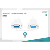 Digitus Câble de connexion Null-Modem Beige