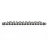 Digitus Panneau de brassage modulaire haute densité, 24 ports, montage en rack, blindé Noir
