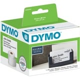 Dymo LW petites étiquettes carte de visite autocollantes authentiques | 51 mm x 89 mm | rouleau de 300 étiquettes faciles à décoller | pour les étiqueteuses LabelWriter 450 et 4XL Blanc, Blanc, Imprimante d'étiquette non-adhésive, Papier, Rectangle, LabelWriter, 5,1 cm