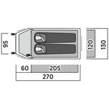 Easy Camp Tente dôme Setesdal 2 Vert olive