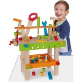 Eichhorn Table de travail, Outils pour enfants Jeu de construction, Garçon/Fille, 3 an(s), Bois, 49 pièce(s)