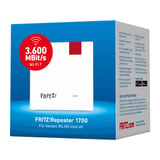 FRITZ! 20003116 Ponts & répéteurs Blanc/gris, Repeater 20003116, Répéteur réseau, Ethernet/LAN, Rouge, Blanc