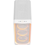 Fractal Design Meshify 3 Ambience Pro RGB Clear Tint boîtier midi tower Blanc | 2x USB-A | 1x USB-C | RGB | Verre Trempé