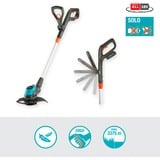 GARDENA EasyCut 23/18V P4A solo, Coupe-bordures Gris/Turquoise, 14700-55, Batterie non incluse