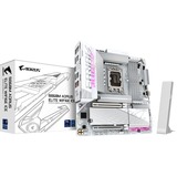 GIGABYTE B860M A ELT WF6E ICE carte mère socket 1851 Argent/Blanc, RAID, 2,5Gb-LAN, Wi-Fi 6E, BT, Sound, µATX
