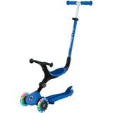 GLOBBER Go-Up Active Lights, Trottinette Bleu/bleu foncé