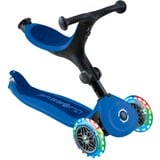 GLOBBER Go-Up Active Lights, Trottinette Bleu/bleu foncé