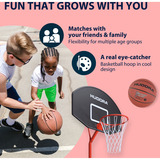 HUDORA Support de basket Start 305, Appareil de fitness Rouge/Noir