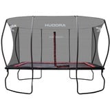 HUDORA Trampoline 4square 244 x 366, Appareil de fitness Noir/Rouge