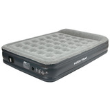 High Peak Double Confort Doux, Matelas pneumatique Gris clair/gris foncé