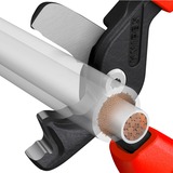 KNIPEX Cisaille à câble StepCut XL 95 12 225, Tenailles de cran Rouge/Bleu