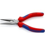 KNIPEX Pince demi-ronde avec tranchant 25 02 160 avec gaines bi-matière, noire atramentisée