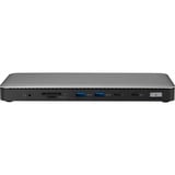 Kensington SD5760T Station d’accueil Thunderbolt 4 avec deux sorties vidéo 4K et alimentation 96 W, Station d'accueil Argent/Noir, Avec fil, Thunderbolt 4, 96 W, 1000,10,100 Mbit/s, Gris, MicroSD (TransFlash), SD