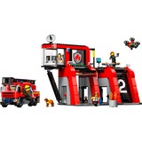 LEGO City - La caserne et le camion de pompiers, Jouets de construction 60414