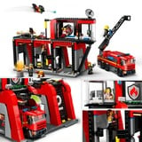 LEGO City - La caserne et le camion de pompiers, Jouets de construction 60414