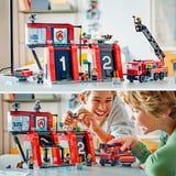 LEGO City - La caserne et le camion de pompiers, Jouets de construction 60414