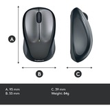 Logitech Wireless Mouse M235, Souris Noir/gris, Récepteur nano