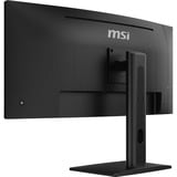 MSI 34" Moniteur UltraWide incurvé Noir, 1x DisplayPort, 1x HDMI, 1x USB-C, 4x USB-A, 120 Hz