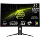 MSI  31.5" 4K UHD Moniteur gaming incurvé  Noir