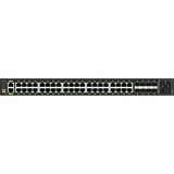 Netgear GSM4248PX-100EUS commutateur réseau Géré L2/L3/L4 Gigabit Ethernet (10/100/1000) Connexion Ethernet, supportant l'alimentation via ce port (PoE) Noir, Switch Géré, L2/L3/L4, Gigabit Ethernet (10/100/1000), Connexion Ethernet, supportant l'alimentation via ce port (PoE), Grille de montage