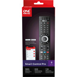 One for all Smart Control Pro 8 Advance App, Commande à distance Noir