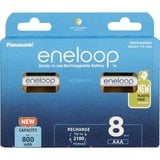 Panasonic Pile rechargeable eneloop, Micro AAA 1,2V, Batterie 
