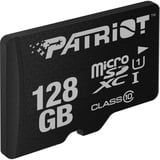 Patriot PSF128GMDC10 mémoire flash 128 Go MicroSDXC UHS-I Classe 10, Carte mémoire Noir, 128 Go, MicroSDXC, Classe 10, UHS-I, 80 Mo/s, Class 1 (U1)
