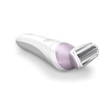 Philips 6000 series Lady Shaver Series 6000 BRL136/00 Rasoir sans fil, utilisable sur peau sèche ou humide Blanc, utilisable sur peau sèche ou humide, Rasoir à grille, 1 tête(s), Rose, Blanc, Nickel, Ergonomique, Batterie