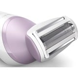 Philips 6000 series Lady Shaver Series 6000 BRL136/00 Rasoir sans fil, utilisable sur peau sèche ou humide Blanc, utilisable sur peau sèche ou humide, Rasoir à grille, 1 tête(s), Rose, Blanc, Nickel, Ergonomique, Batterie