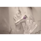 Philips 6000 series Lady Shaver Series 6000 BRL136/00 Rasoir sans fil, utilisable sur peau sèche ou humide Blanc, utilisable sur peau sèche ou humide, Rasoir à grille, 1 tête(s), Rose, Blanc, Nickel, Ergonomique, Batterie