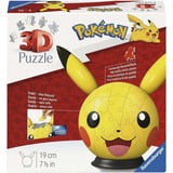 Ravensburger 3D Puzzleball Pokémon Pikachu avec oreilles 