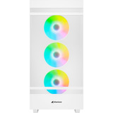Sharkoon Rebel C50 RGB reconditionné boîtier midi tower Blanc | 2x USB-A | 1x USB-C | RGB | Verre Trempé