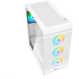 Sharkoon Rebel C50 RGB reconditionné boîtier midi tower Blanc | 2x USB-A | 1x USB-C | RGB | Verre Trempé
