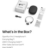 Shokz OpenRun Pro 2 casque technologie conduction osseuse Noir