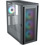 Silentware Air 100 boîtier midi tower Noir | 2x USB-A | RGB | Verre Trempé