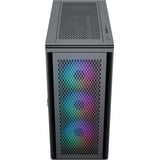 Silentware  boîtier midi tower Noir | 2x USB-A | RGB | Verre Trempé